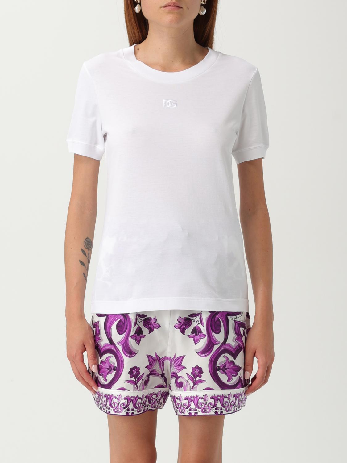 DOLCE & GABBANA T-Shirt Woman color White