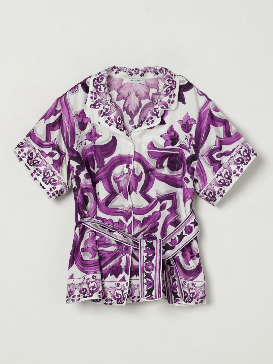 Dolce & Gabbana Shirt Kids Color Violet In Purple