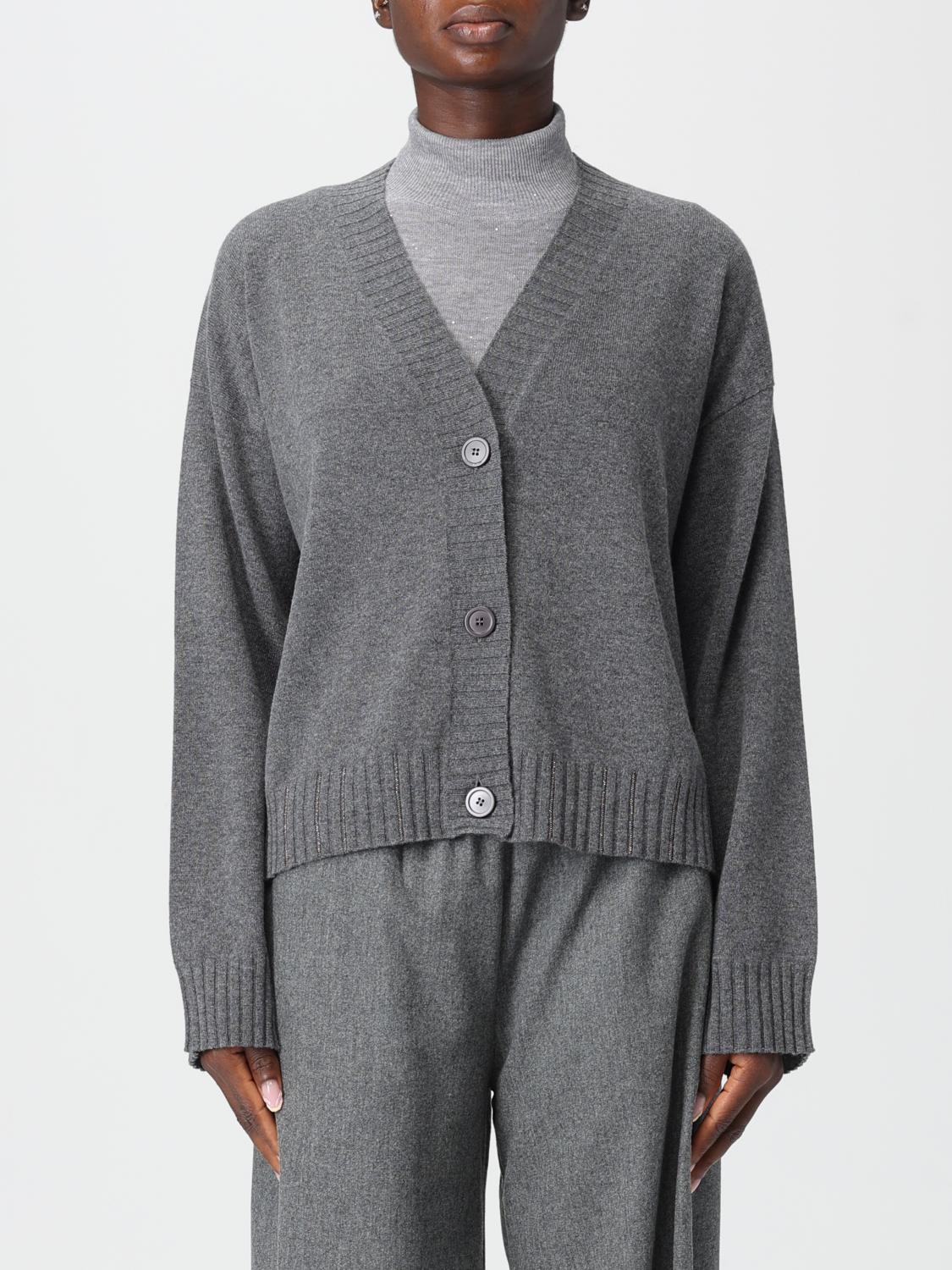 Fabiana Filippi Sweater Woman Color Grey 1 In Gray