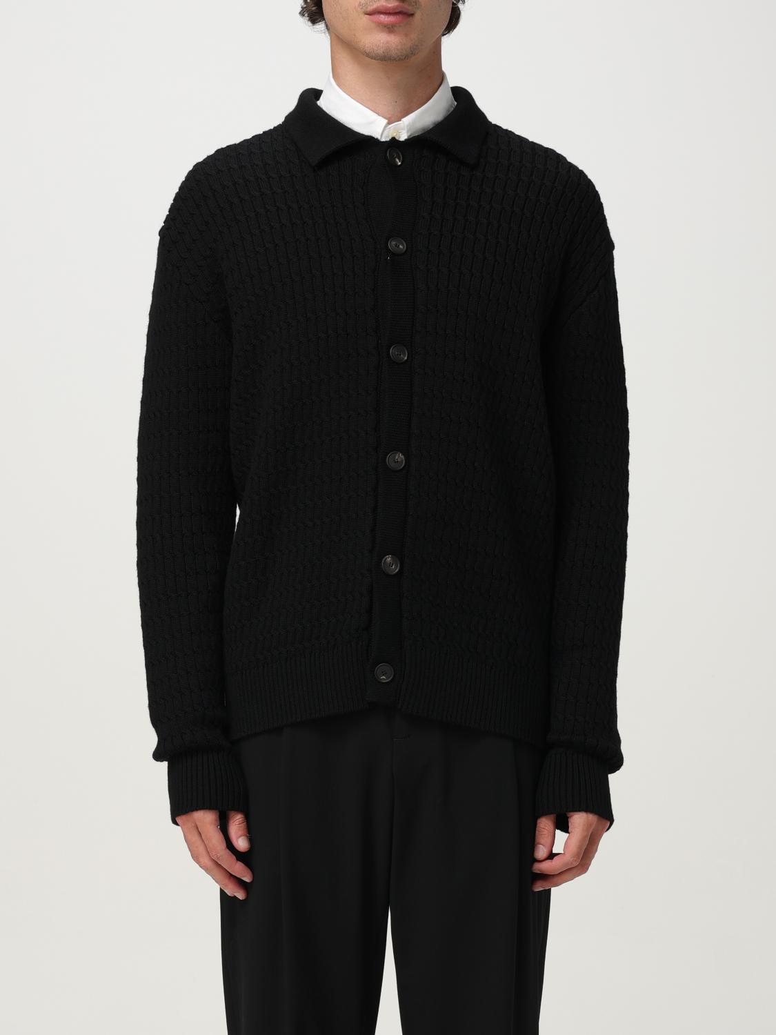 Tagliatore Wool Cardigan In Black