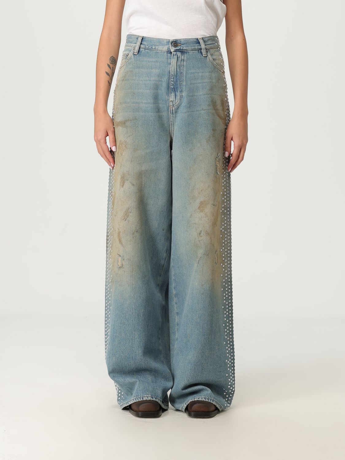Golden Goose Jeans  Woman Color Blue In Blue