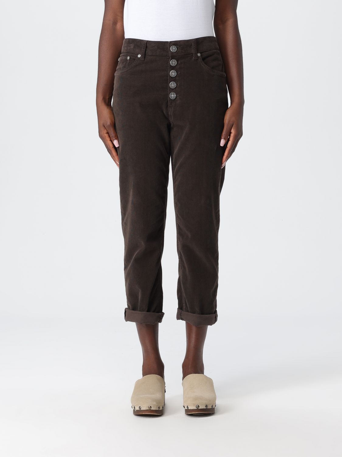 Dondup Jeans  Woman Color Brown In Brown