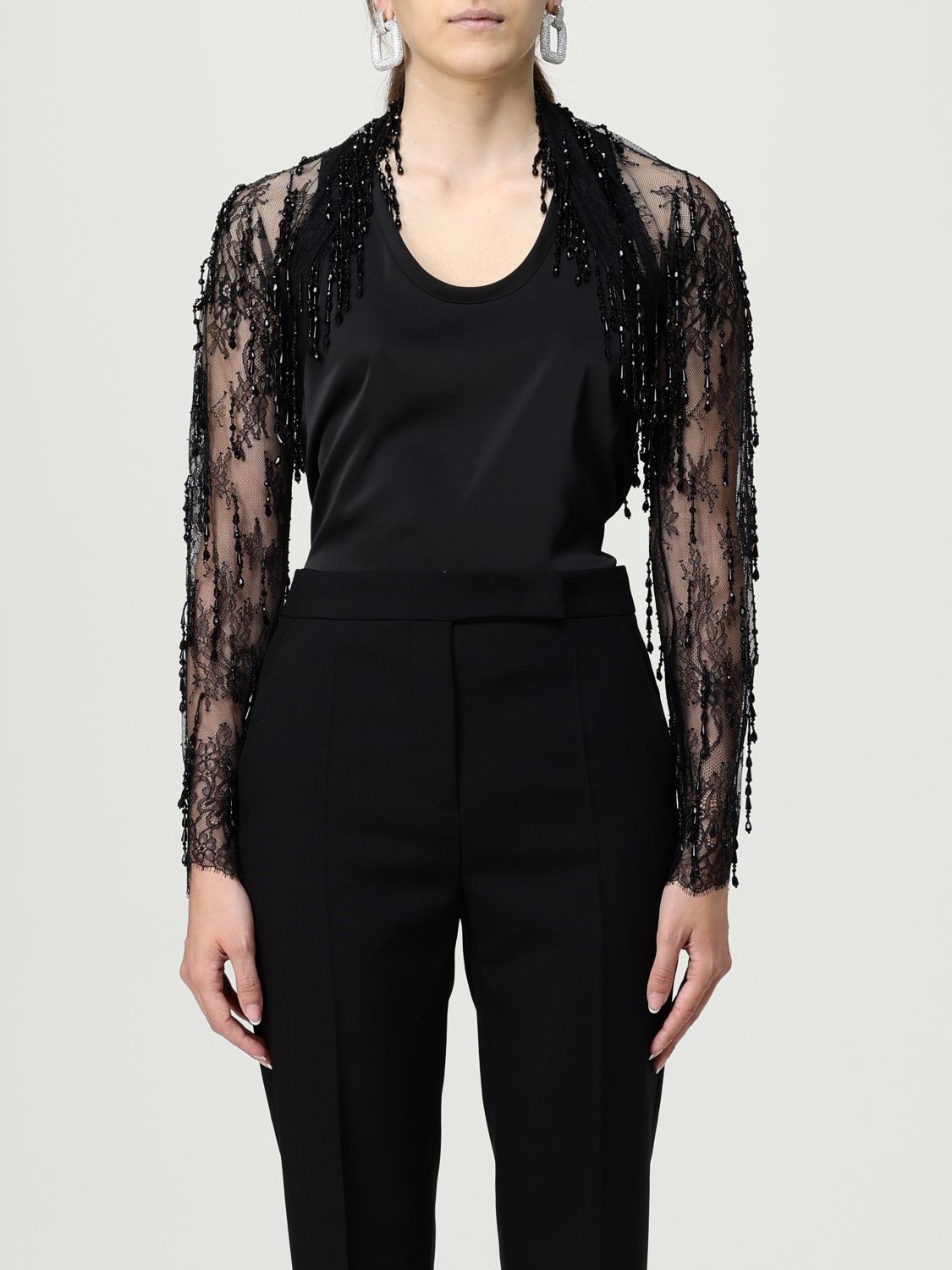 Alberta Ferretti Jacket  Woman Color Black In Black