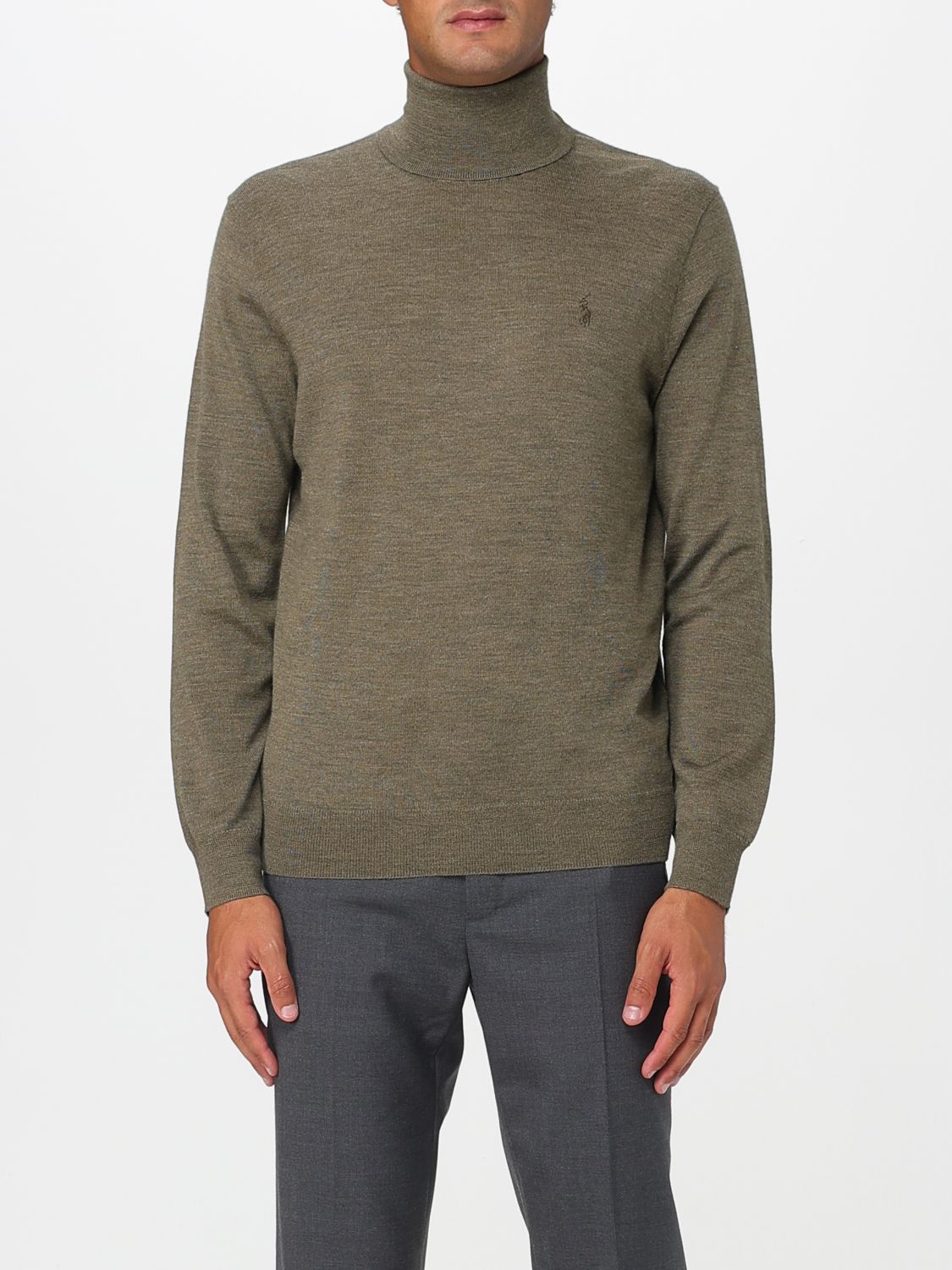 Polo Ralph Lauren Jumper  Men Colour Olive In Green