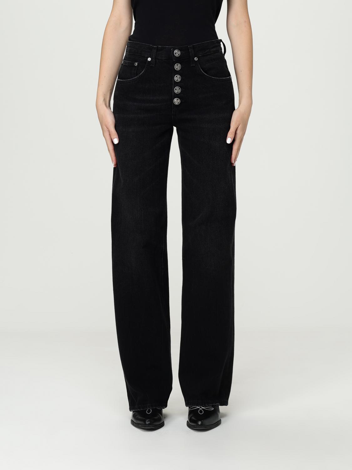 Dondup Pants  Woman Color Black In Black