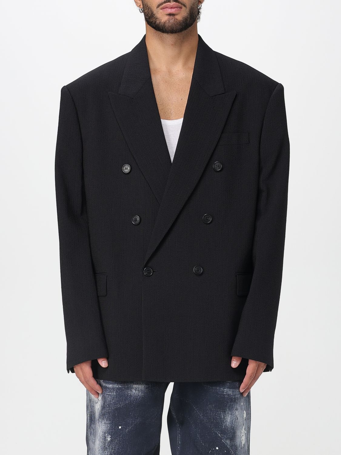 Acne Studios Blazer Men Color Black In Multi