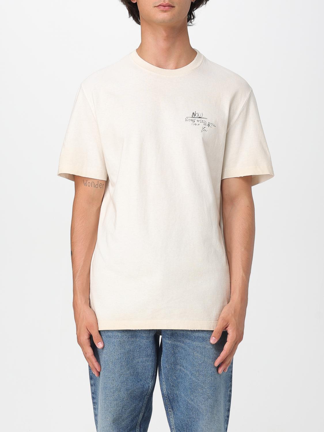 Golden Goose White Vintage-effect Cotton T-shirt In White