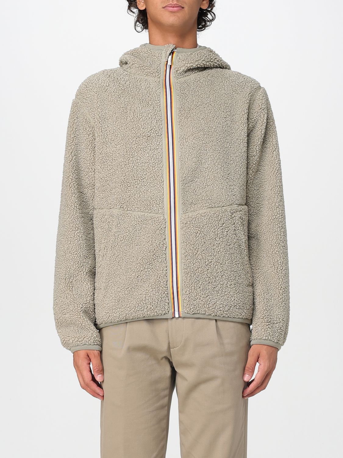 K-way Jacket  Men Color Beige In Nude