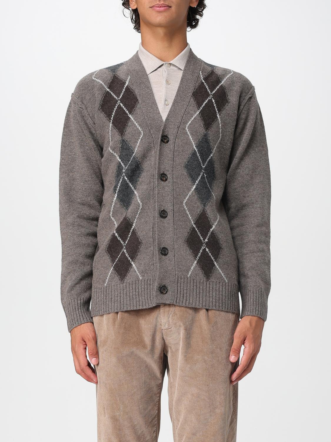 Paolo Pecora Cardigan Men Color Grey In Gray