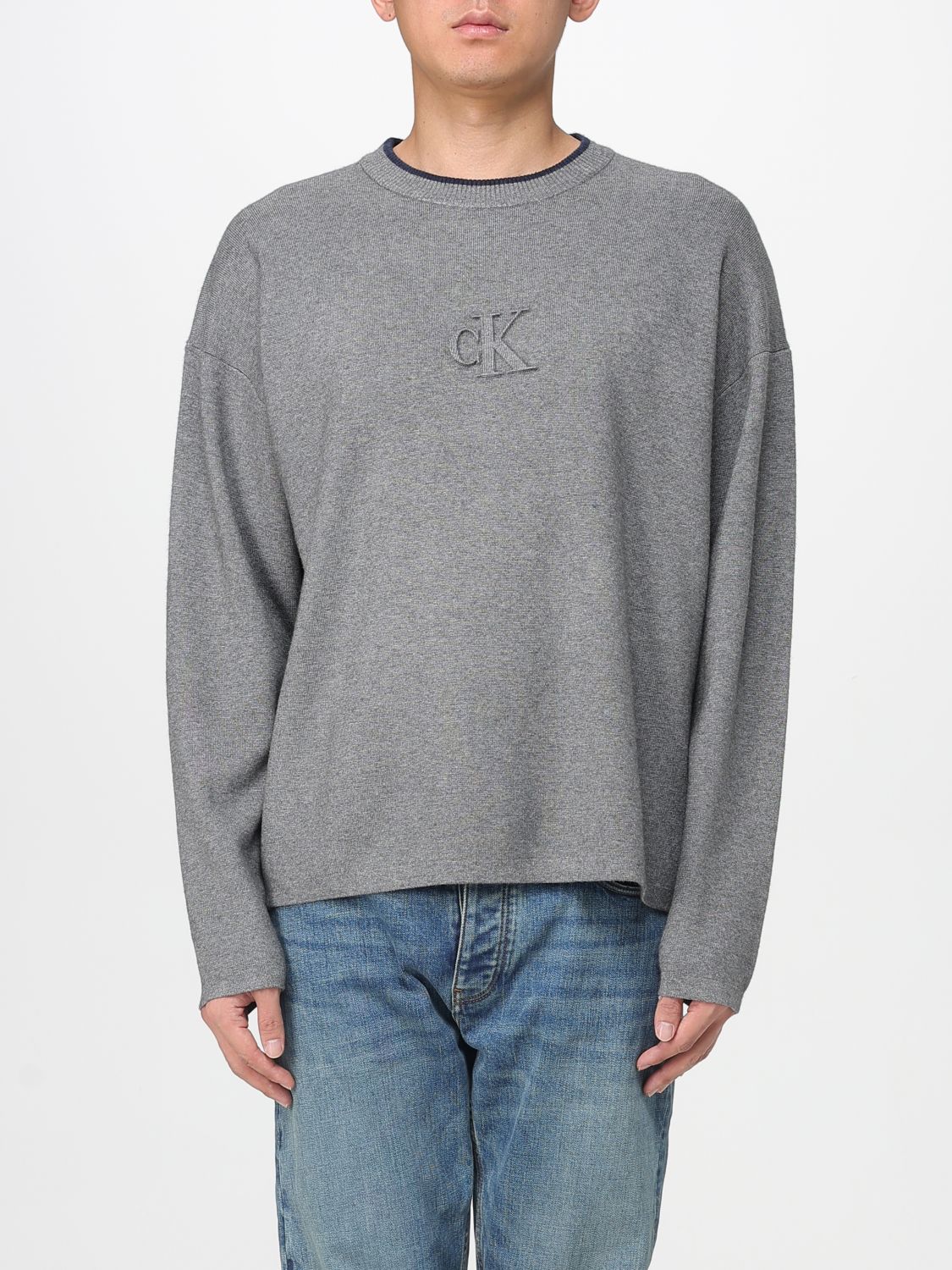 Calvin Klein Jeans Est.1978 Sweater Calvin Klein Jeans Men Color Grey In Gray