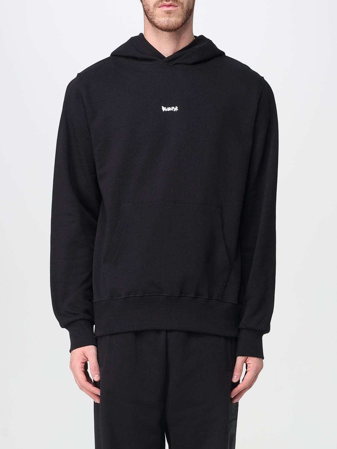 Disclaimer Sweatshirt  Men Color Black In Blue