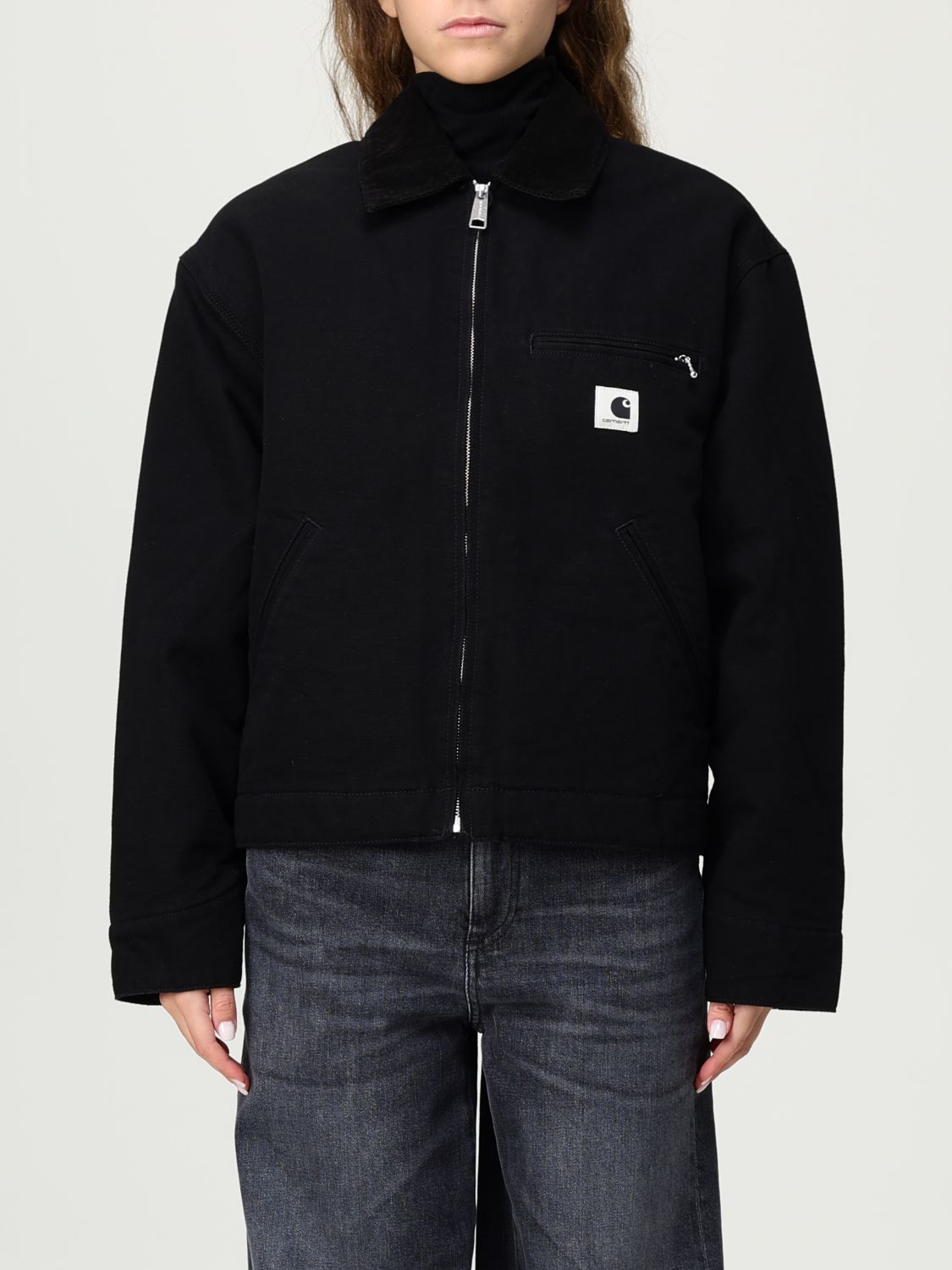 Carhartt Jacket Wip Woman Color Black In Black