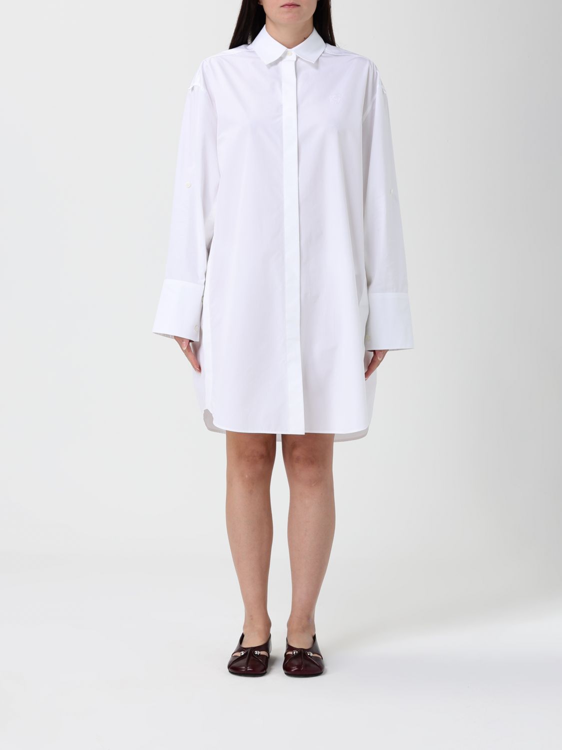 Loewe Dress Woman White In White