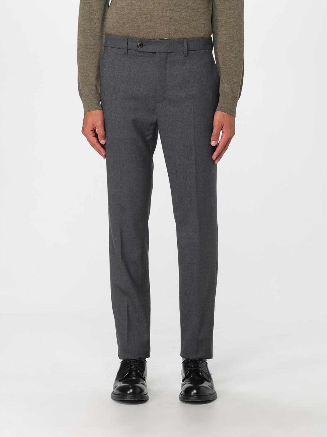 Incotex Pressed-crease Trousers In Gray
