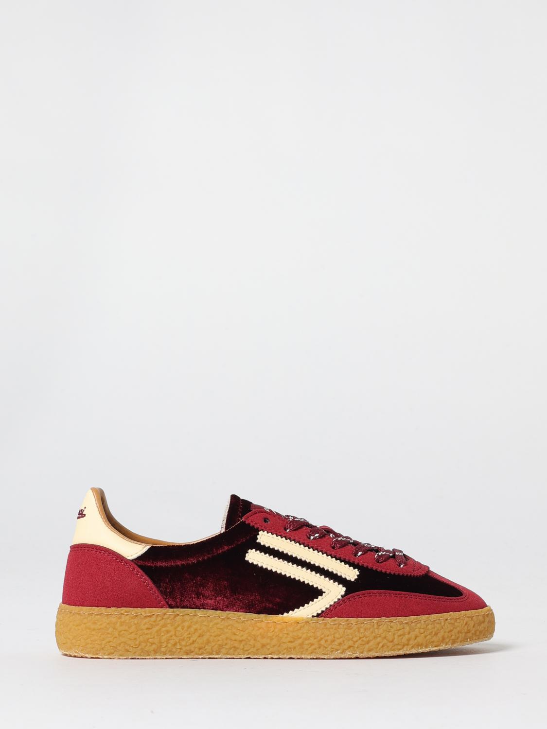 Puraai Stripe-detail Sneakers In Red