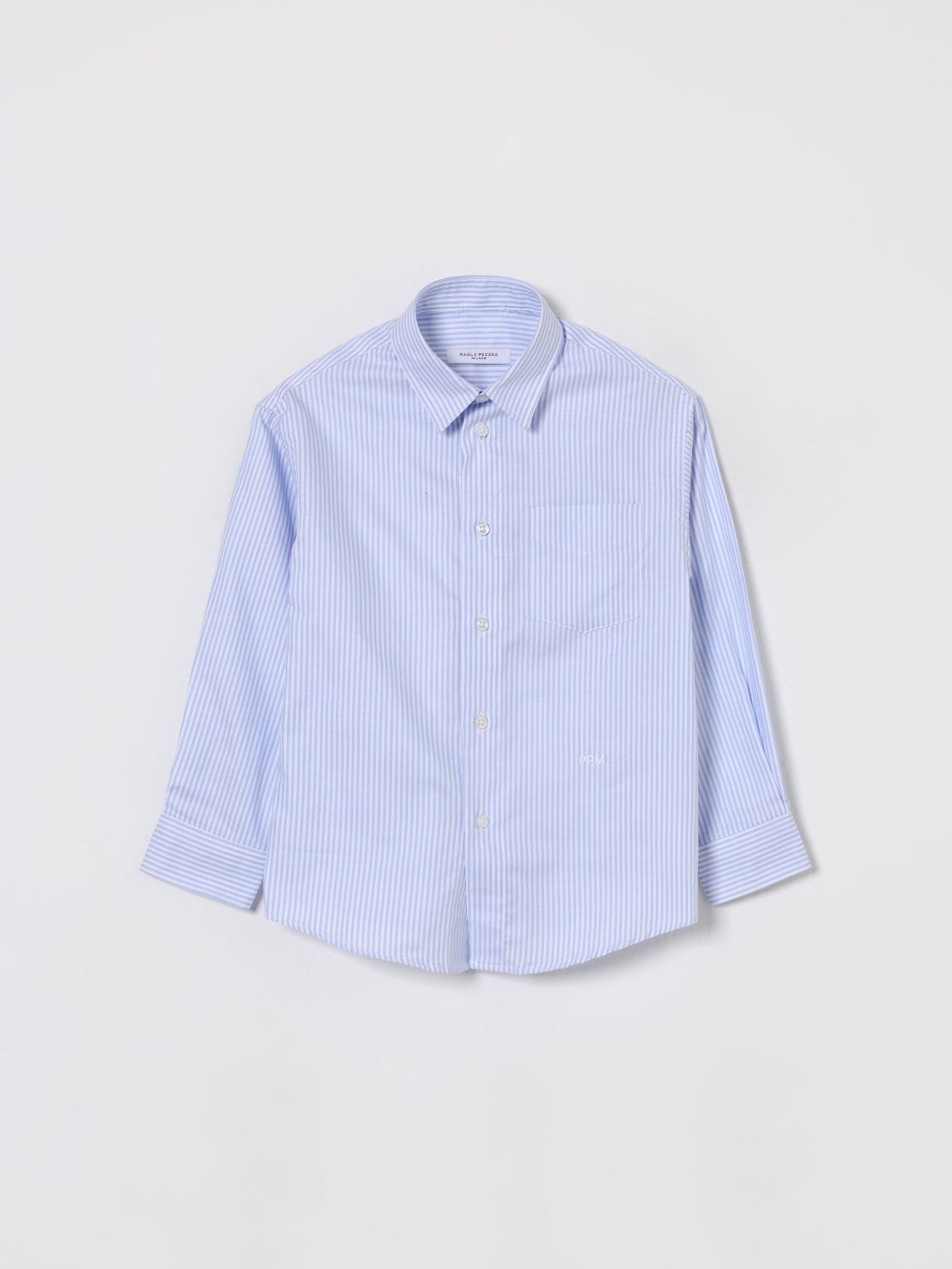PAOLO PECORA Hemd Kinder Farbe Hellblau