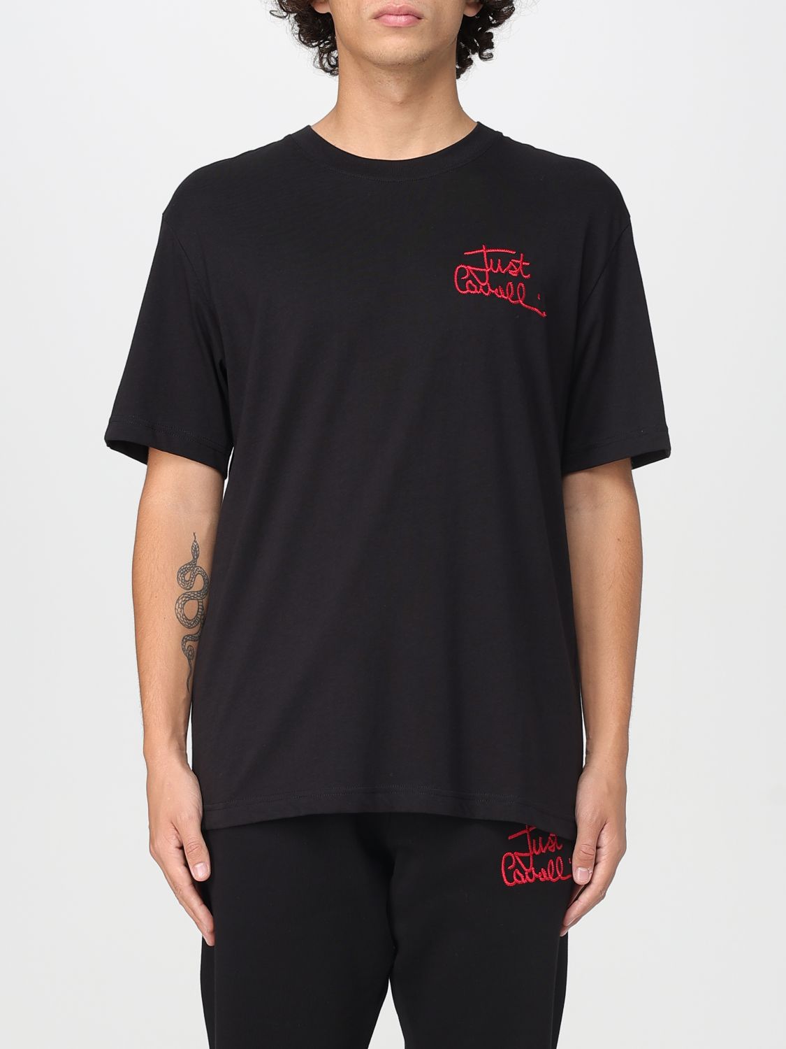 Just Cavalli T-shirt  Men Color Black In Black