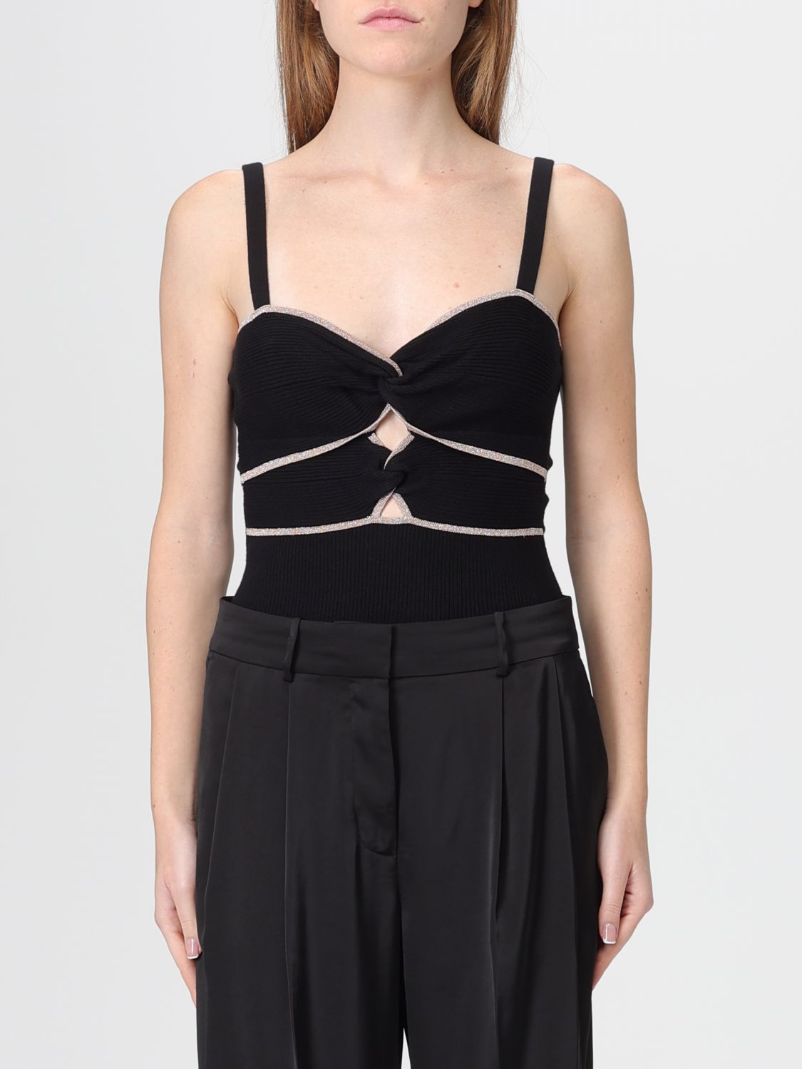 Liu •jo Top Liu Jo Woman Color Black In Black
