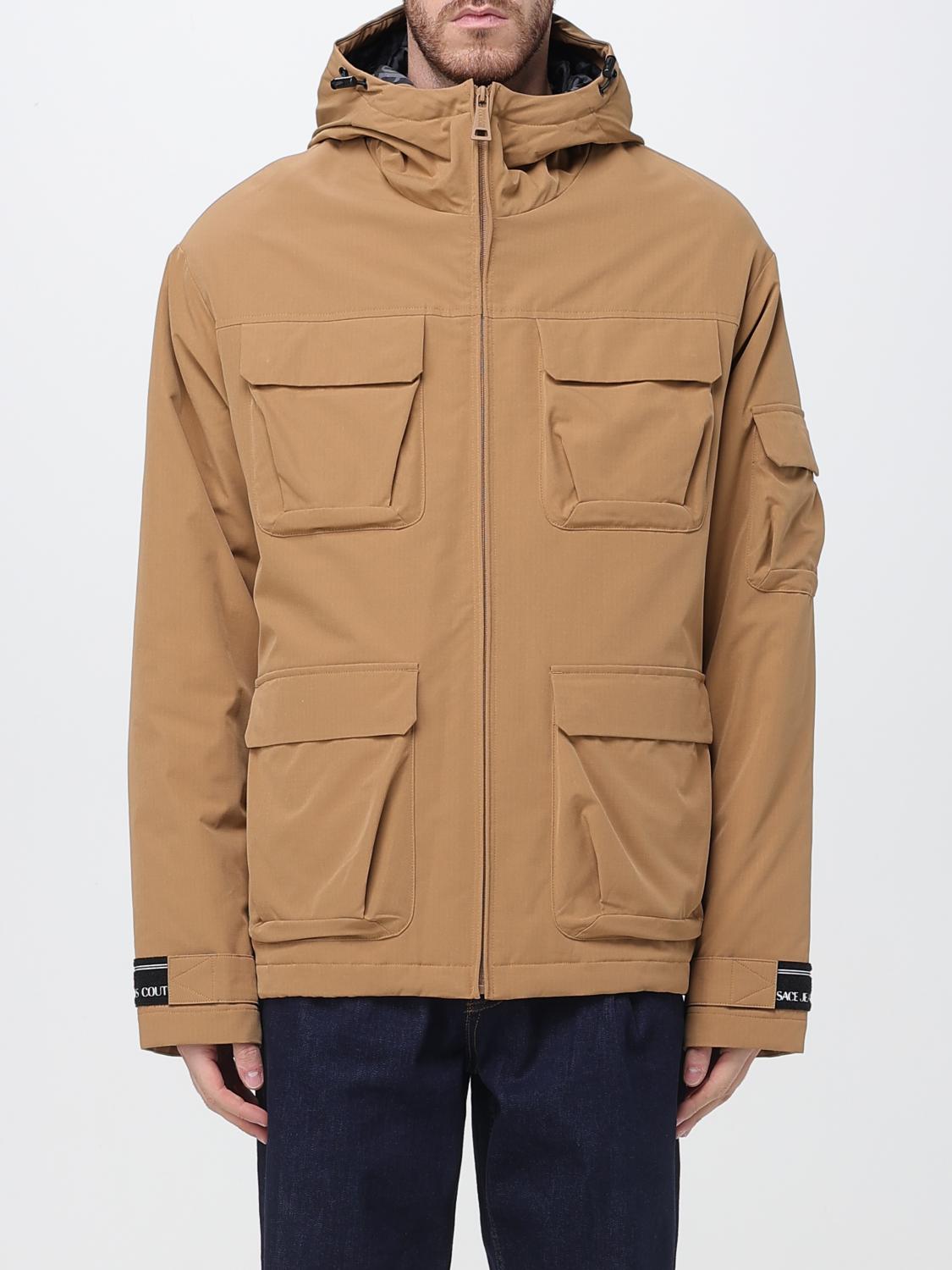 VERSACE VERSACE JEANS COUTURE Coat Men color Brown　VERSACE JEANS COUTURE コート メンズ カラー ブラウン