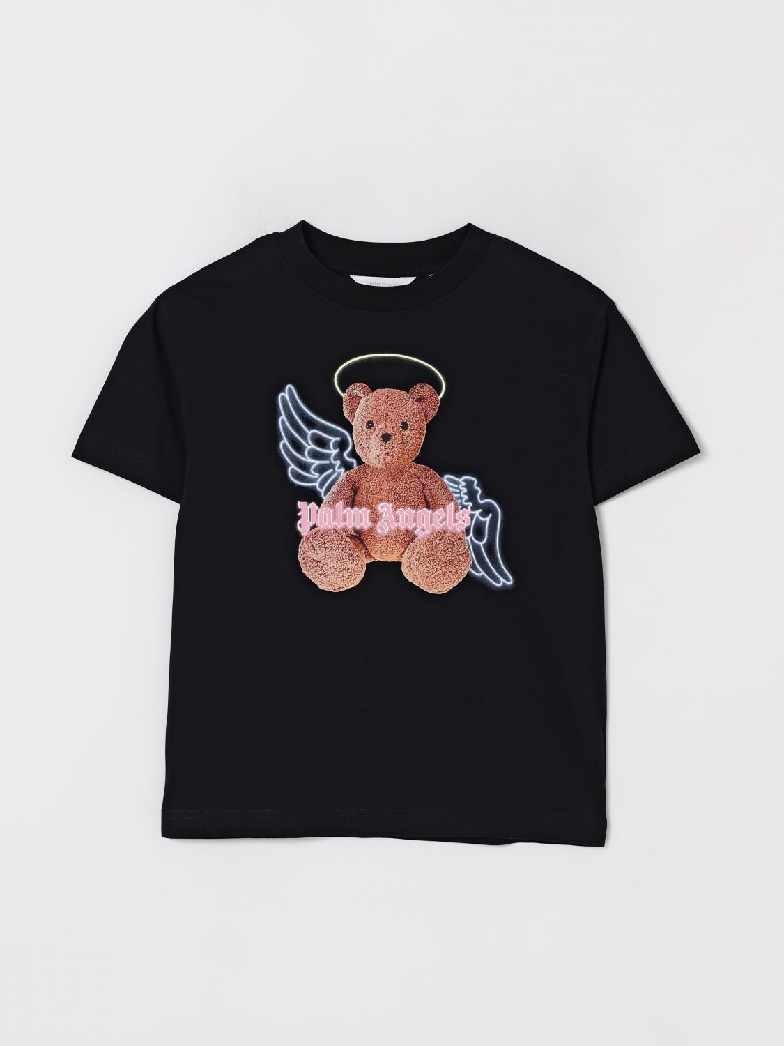 PALM ANGELS T-Shirt Kids color Black　PALM ANGELS Tシャツ キッズカラー ブラック PALM