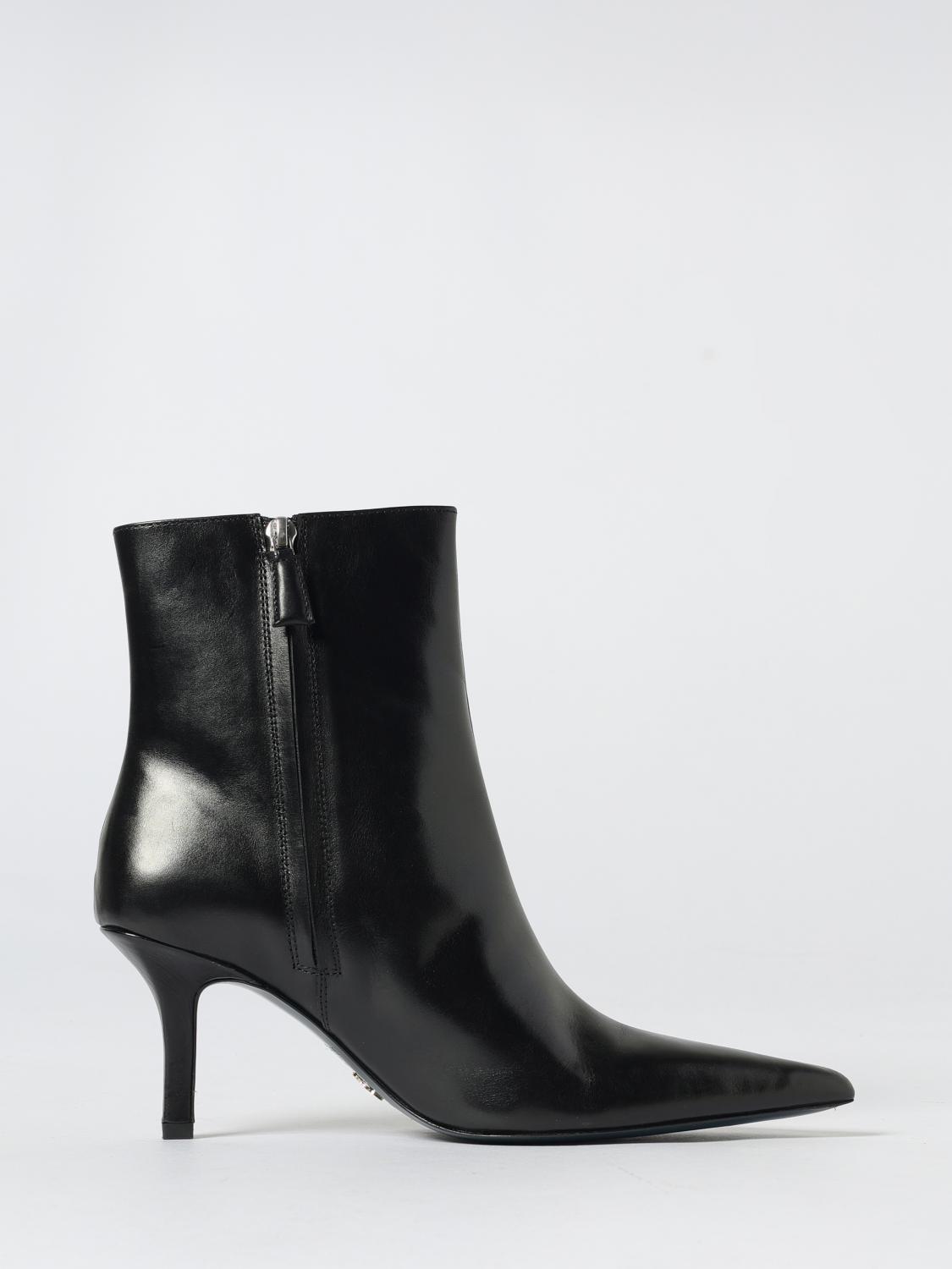 Patrizia Pepe Flat Ankle Boot Woman Color Black In Black