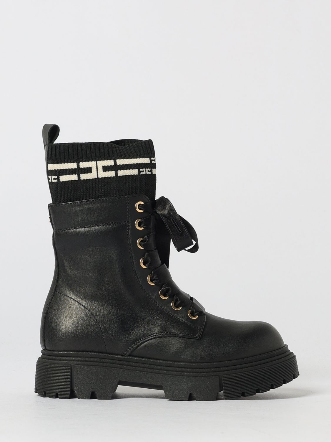 Elisabetta Franchi La Mia Bambina Shoes Kids Color Black In Black