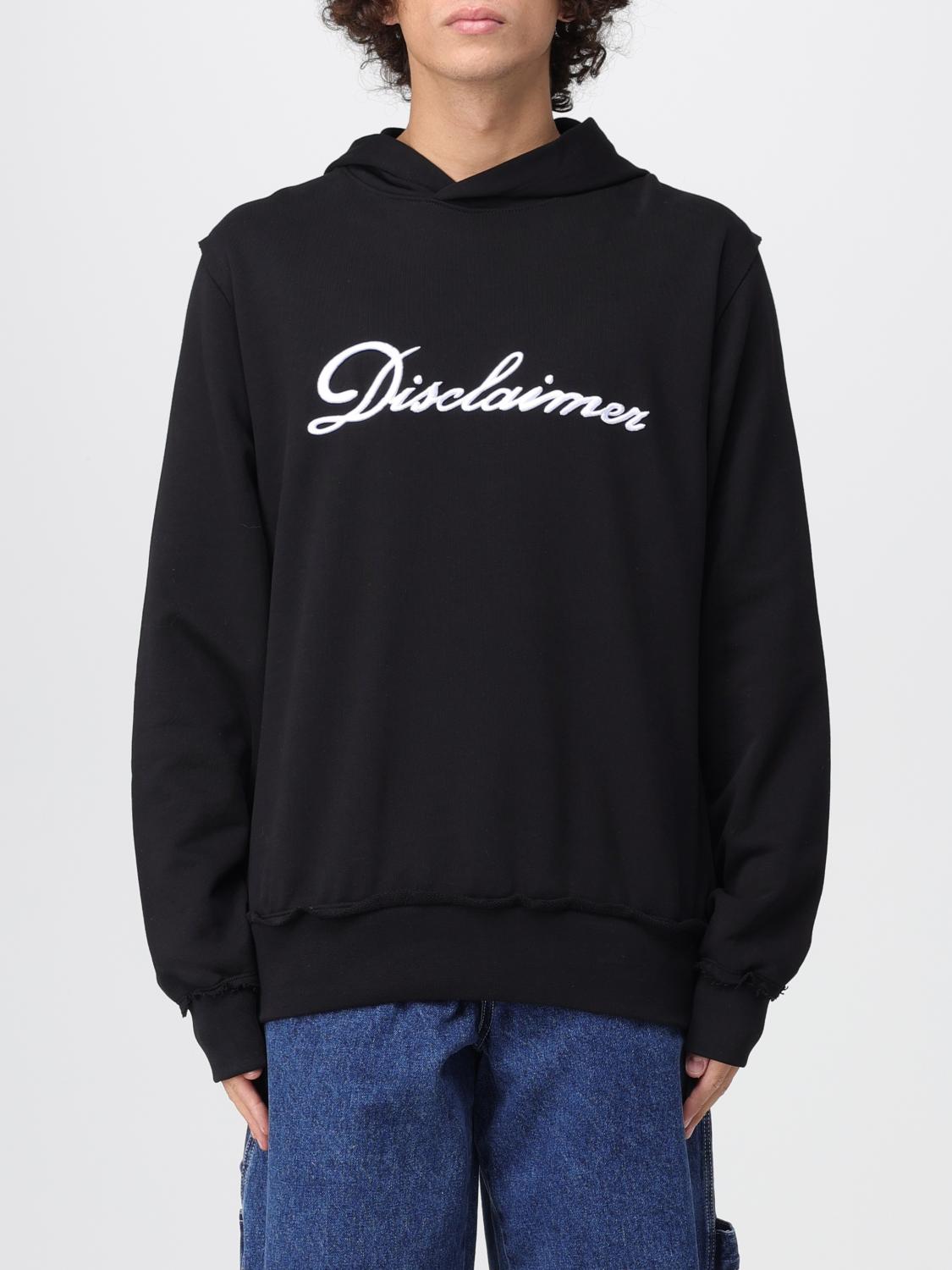 Disclaimer Sweatshirt Men color Black