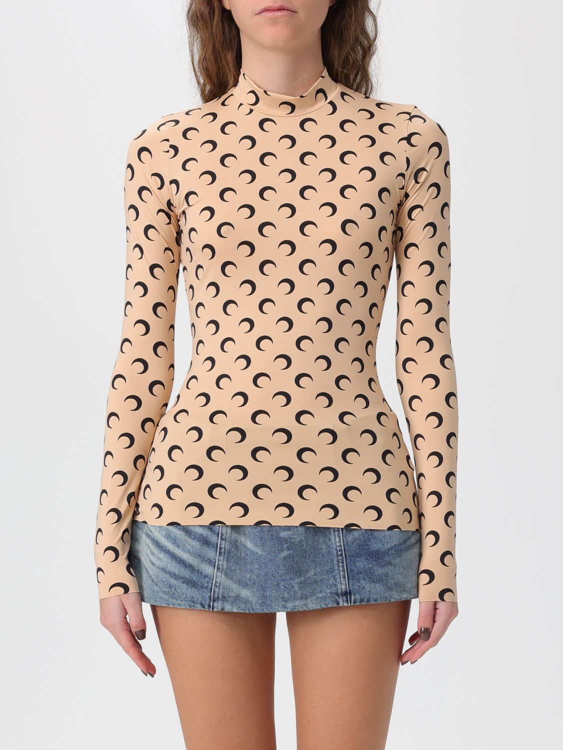 Marine Serre Top Woman color Black 1