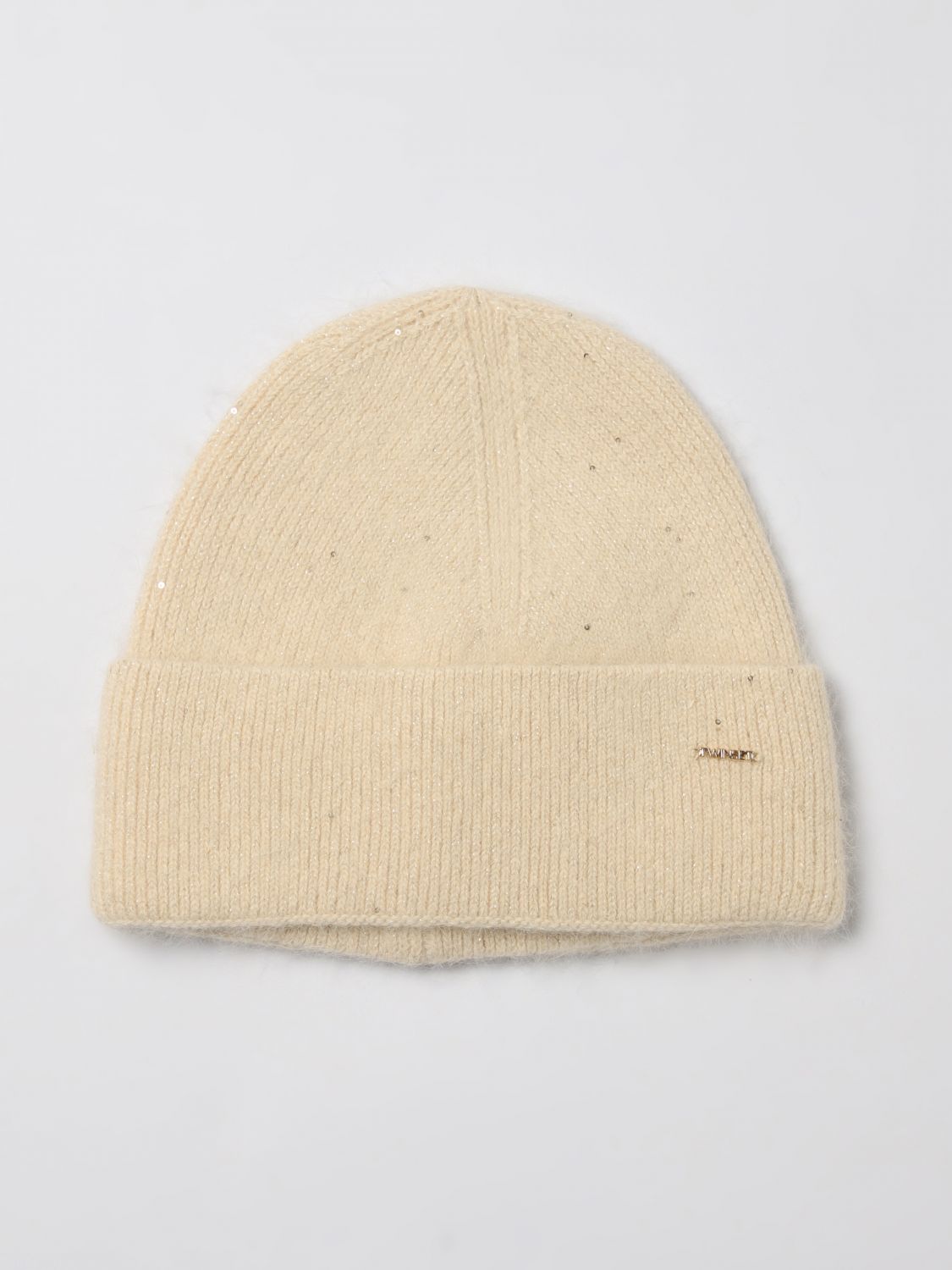 Hat Twinset Woman Color Yellow Cream