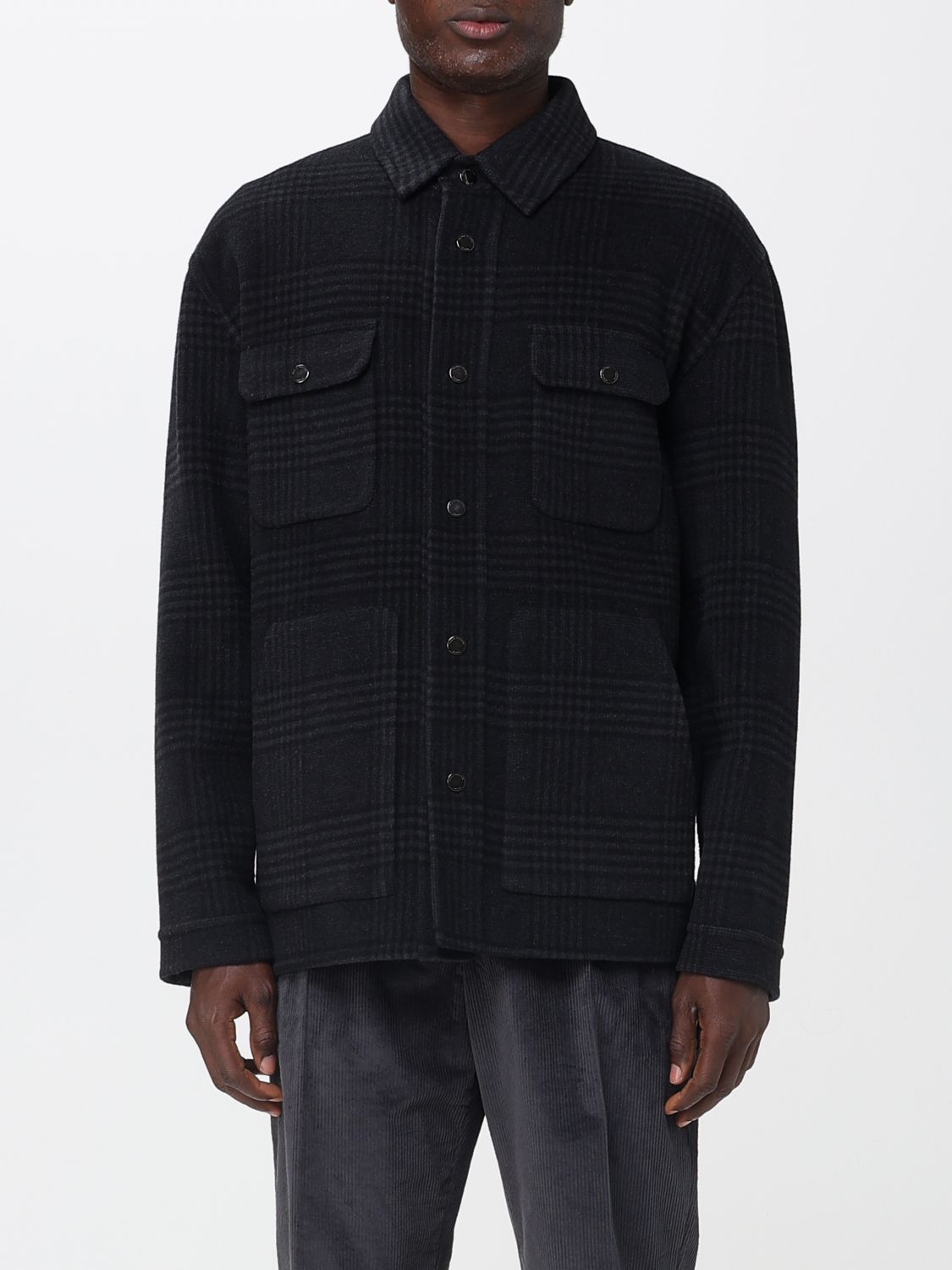 Paolo Pecora Jacket  Men Color Black In Black