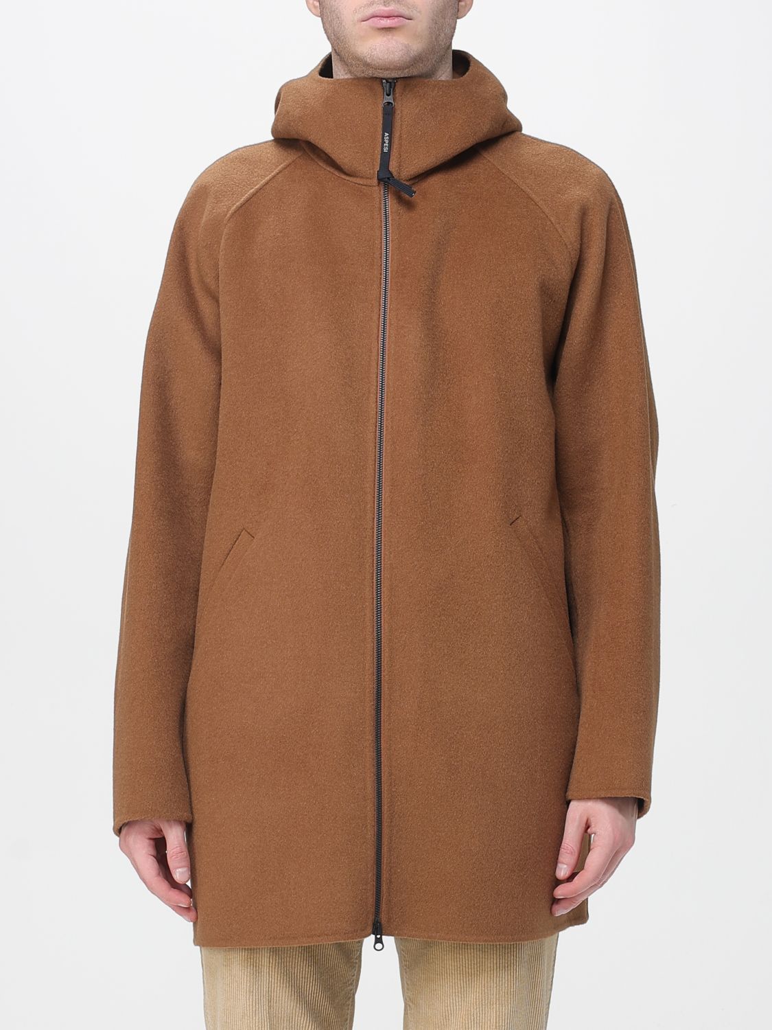 Aspesi Coat  Men Color Camel In Brown