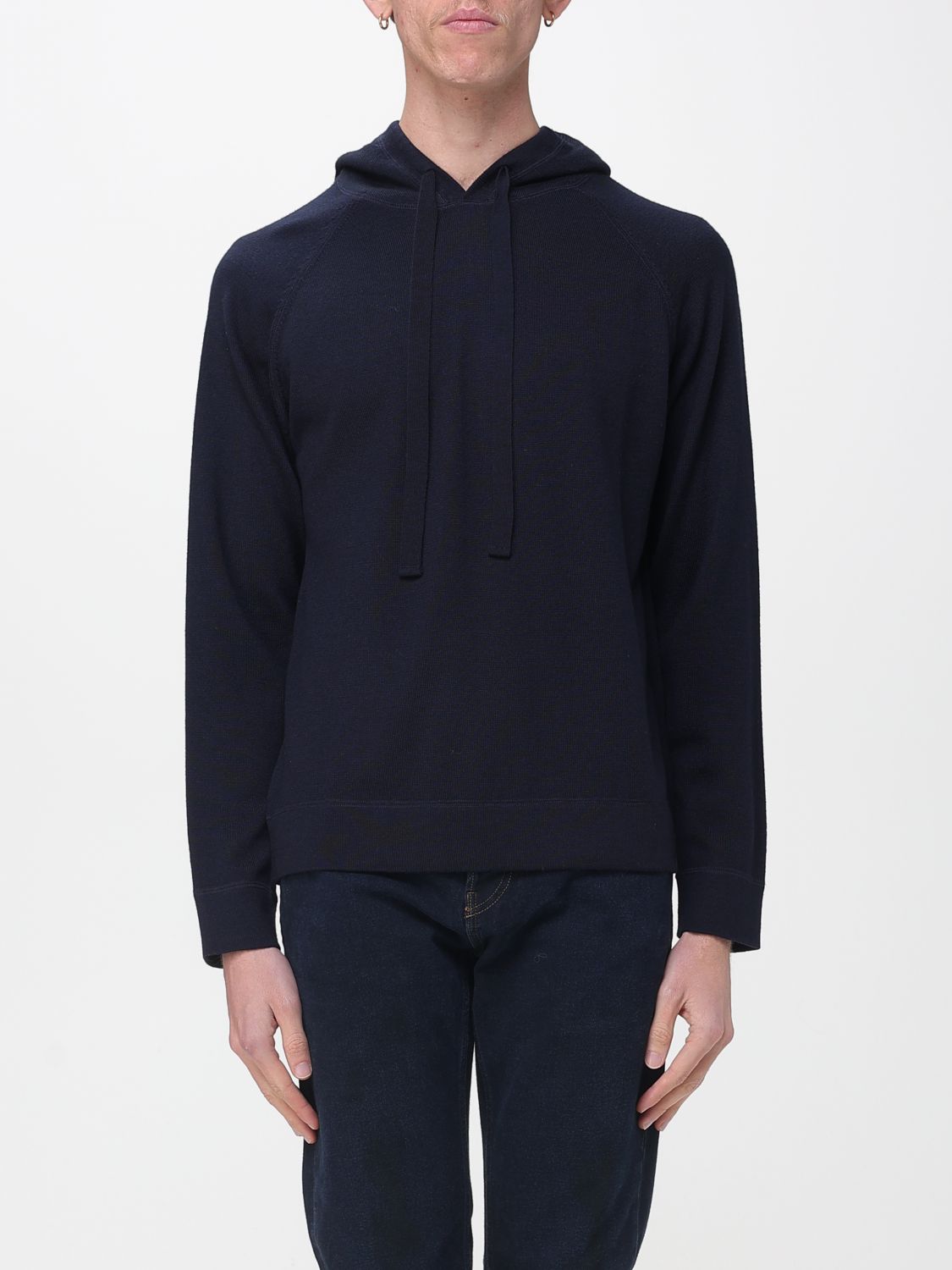 Felpa in maglia con cappuccio Paolo Pecora