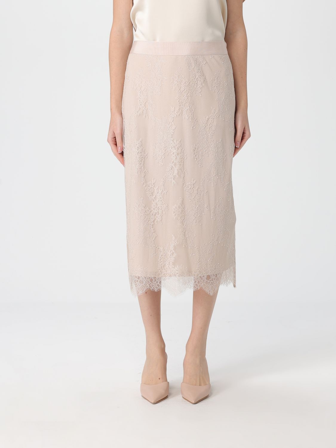 Liu •jo Skirt Liu Jo Woman Color Beige In Neutral