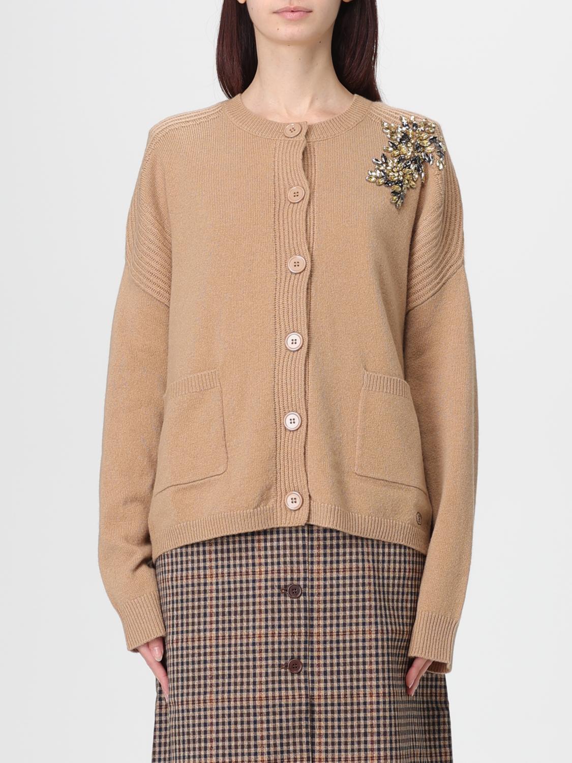 Liu •jo Cardigan Liu Jo Woman Color Beige In Sand