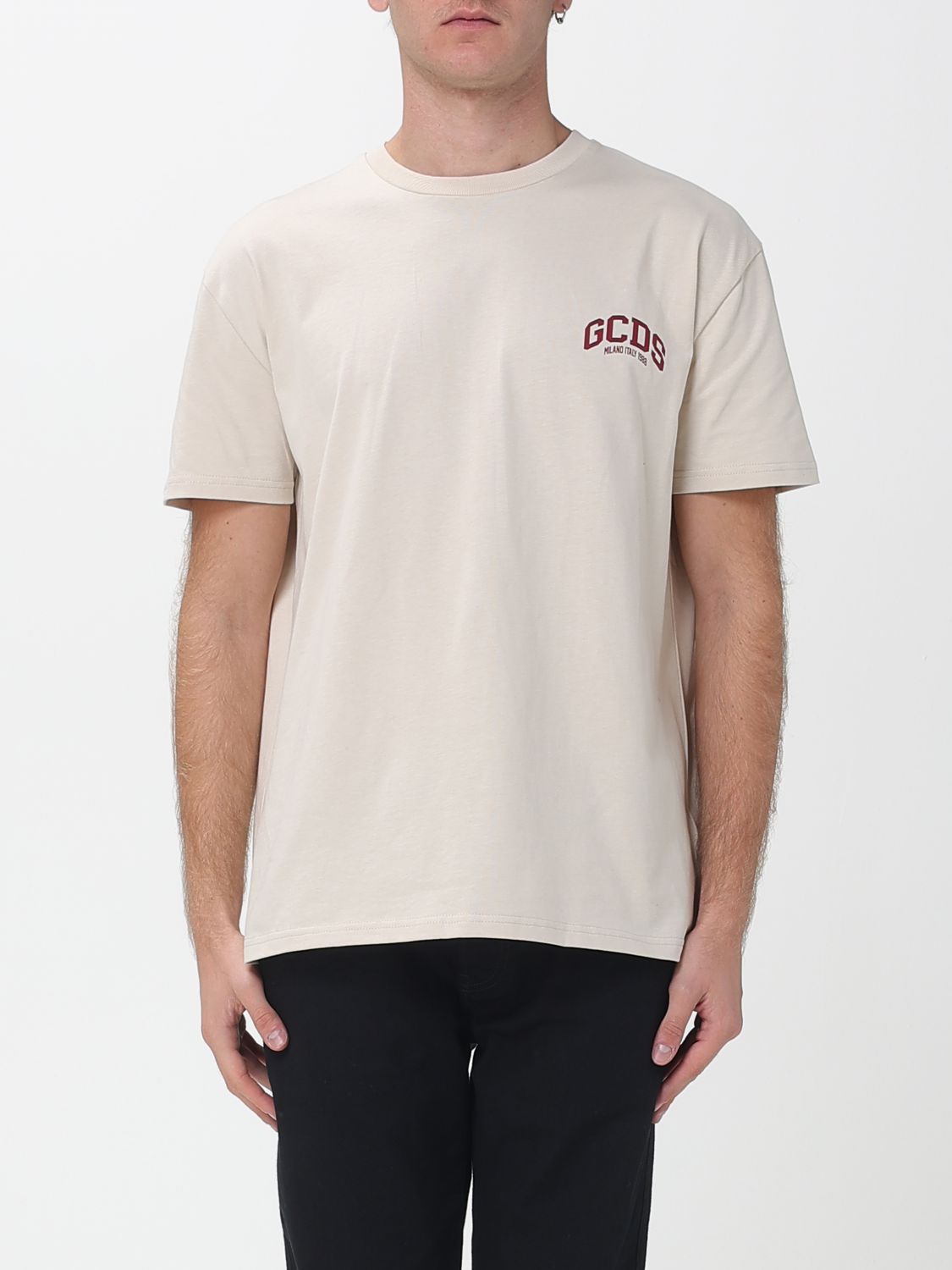 Gcds T-shirt Men Color Grey In Neutral