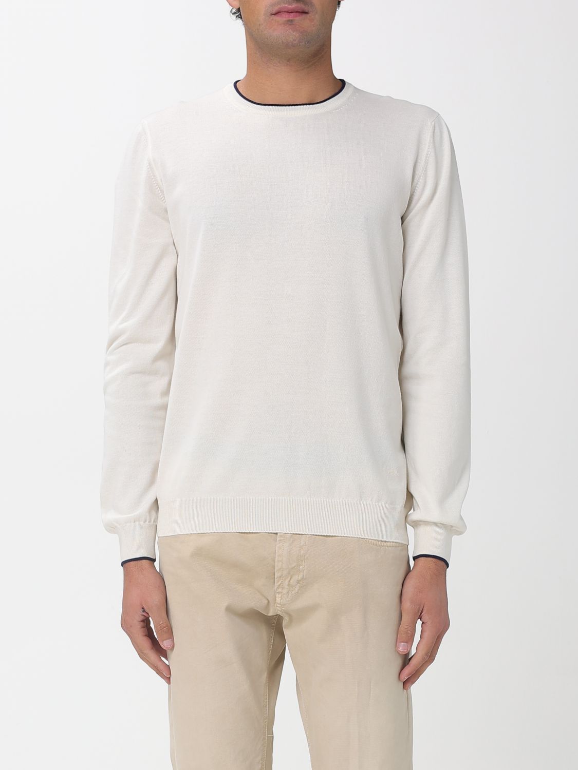 Pullover girocollo Fay in cotone