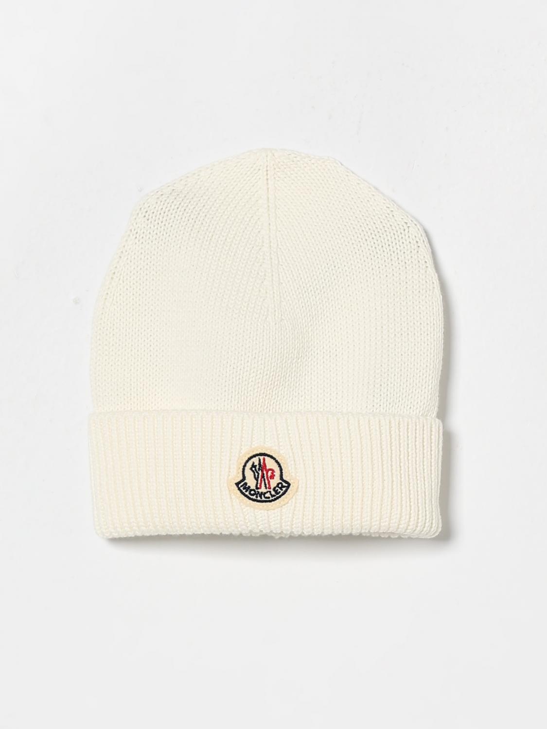 MONCLER MONCLER Cotton Beanie with Logo　MONCLER ロゴ入りコットン ビーニー
