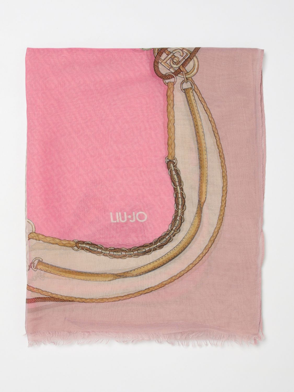 LIU JO Schal aus Polyester mit Allover-LJ-Monogramm