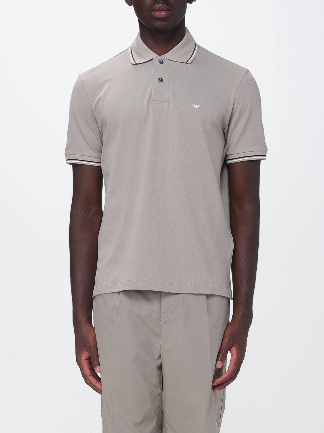 EMPORIO ARMANI Polo in cotone stretch