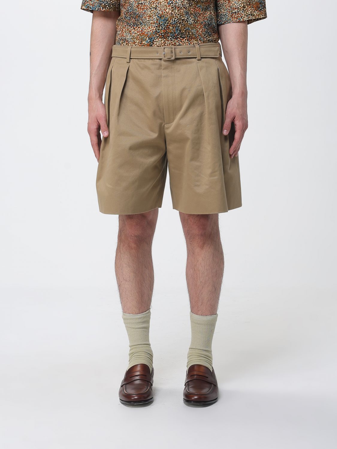 SAINT LAURENT Pantaloncini chino in cotone