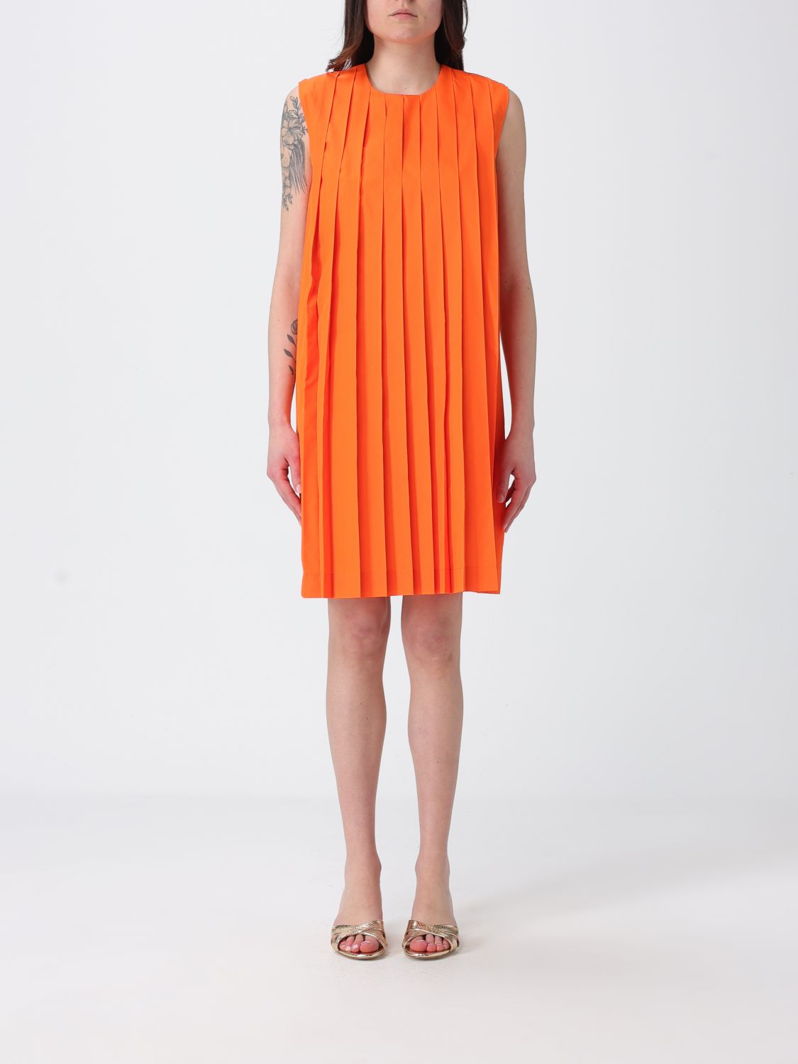 Ter Et Bantine Pleated Crêpe Dress