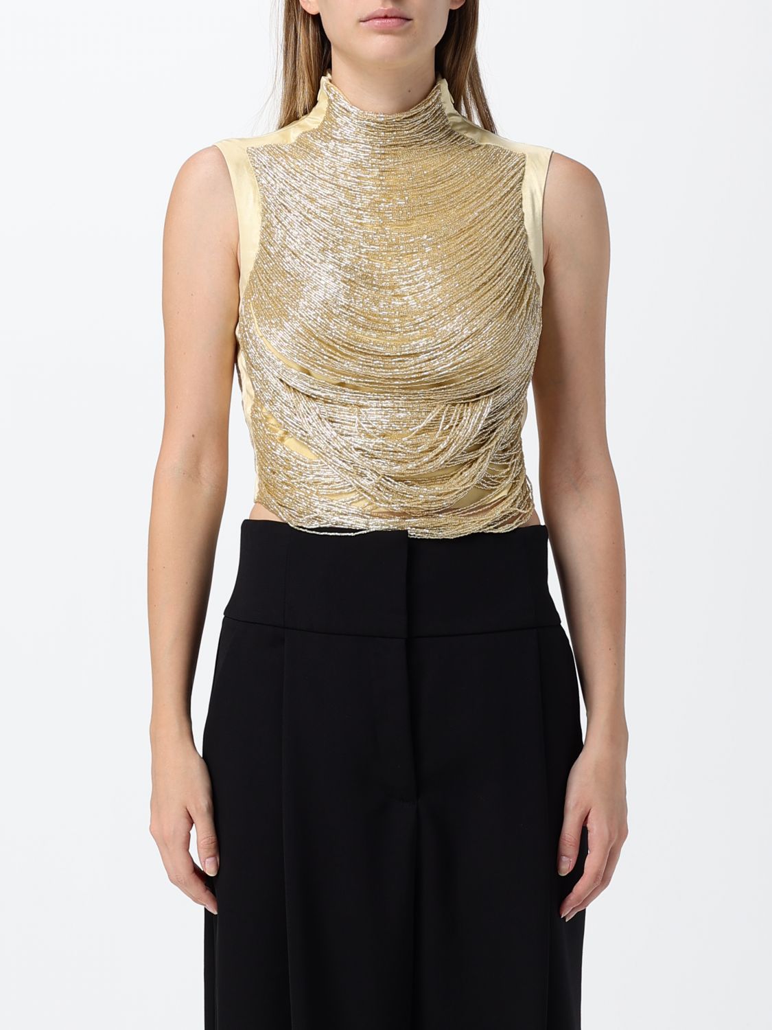 CULT GAIA Top Woman color Gold