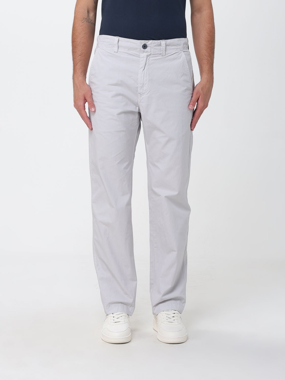 Murphy & nye Slim Fit Cotton Chino Trousers with Welt Pockets