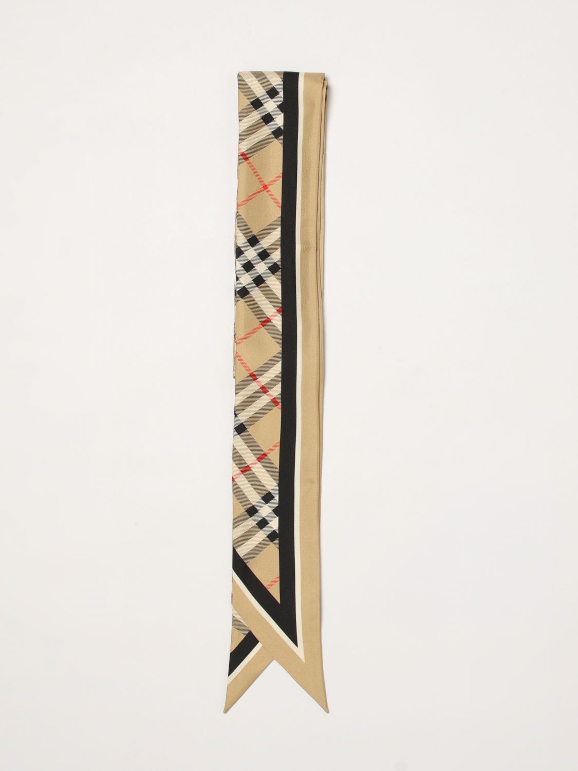 BURBERRY Scarf Woman color Sand