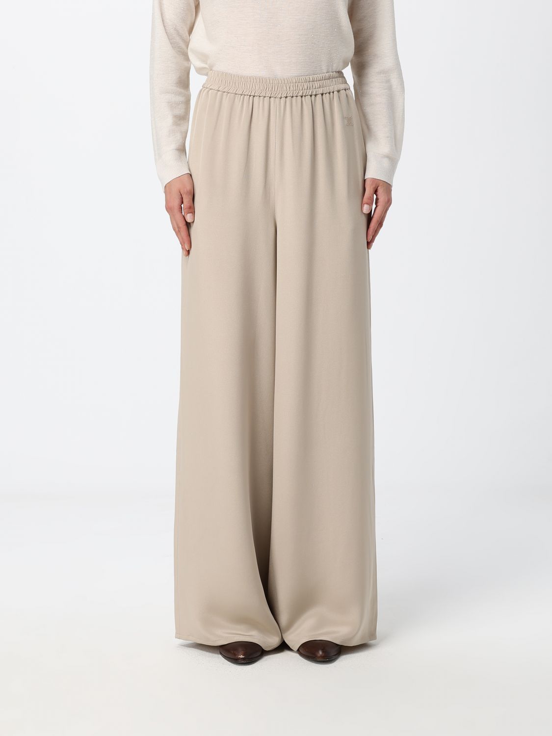 MAX MARA Pants Woman color Grey