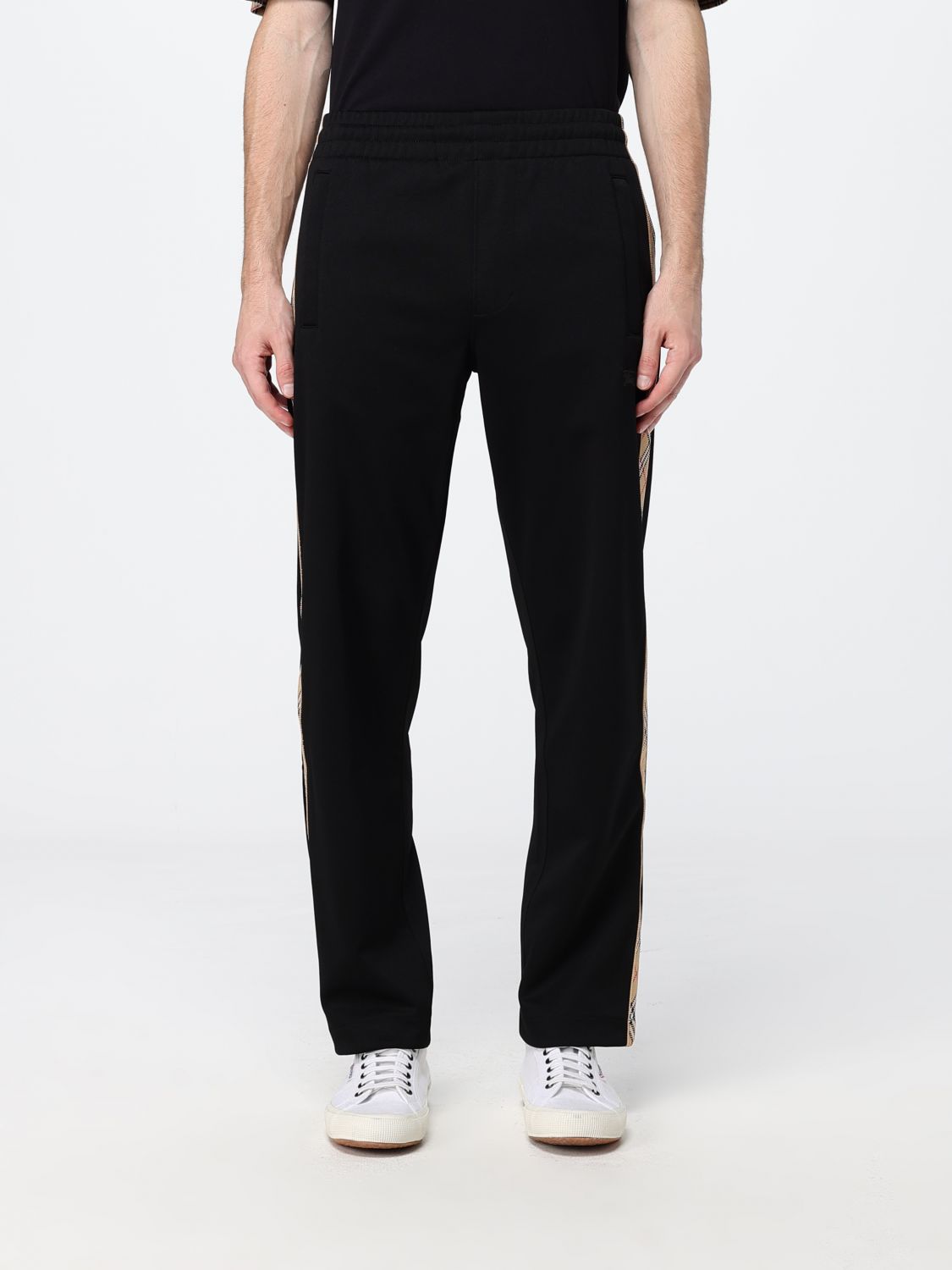 BURBERRY Pants Men color Black